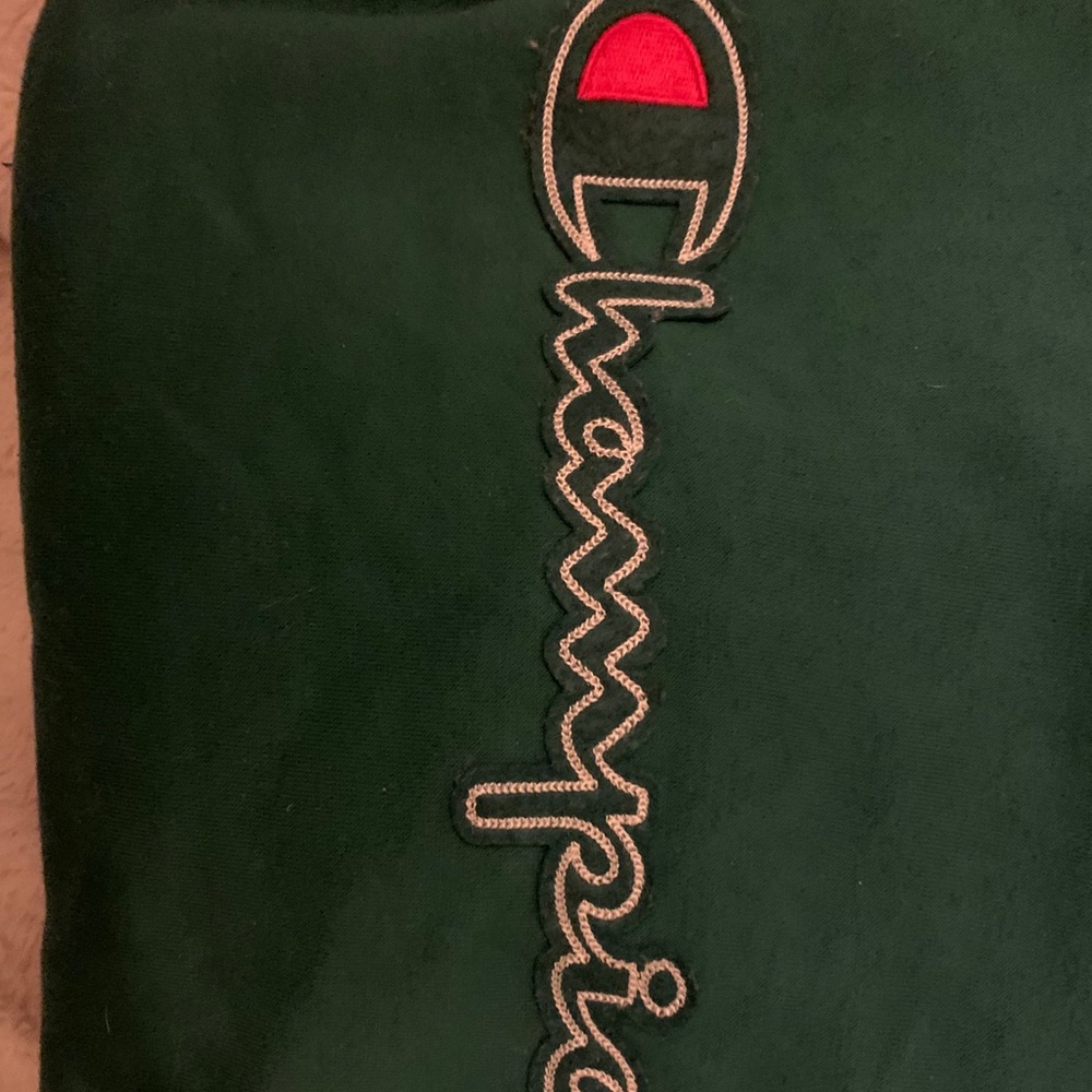Green champion crewneck